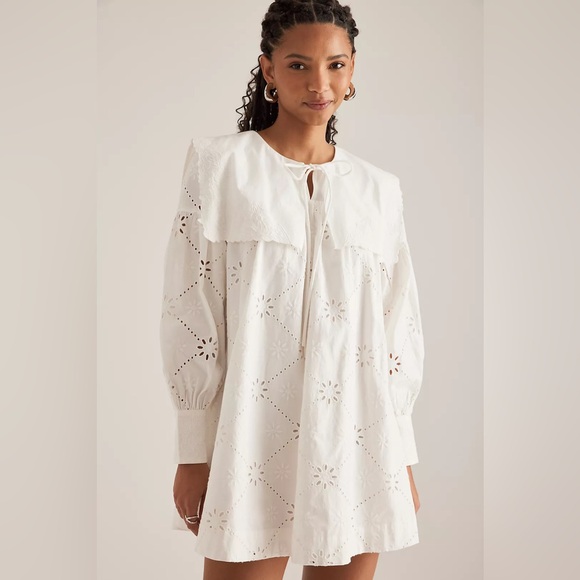 Anthropologie Damson Madder Cassidy Smock Mini Dress - Picture 3 of 12